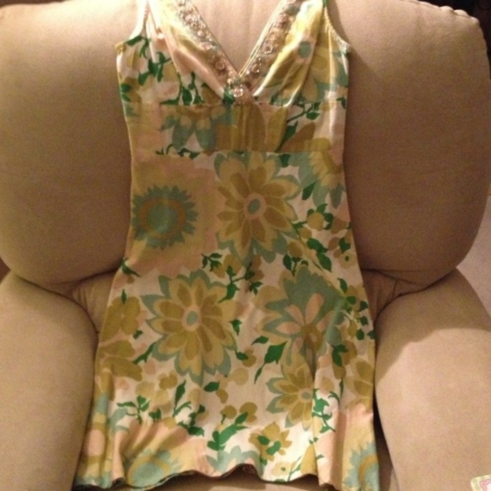 Velvet brand semi formal dress. Gorgeous beading.